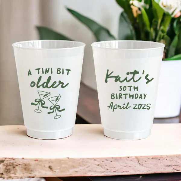 Personalized Tini Bit Older Cups