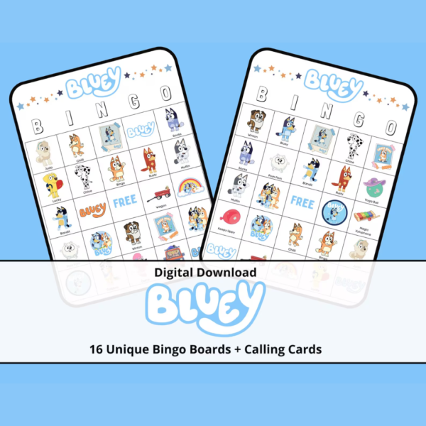 Bluey Bingo Printable