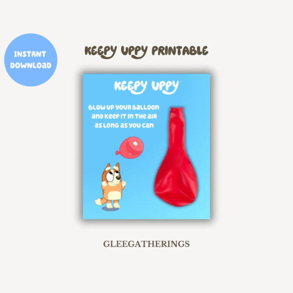 Keepy Uppy Printable